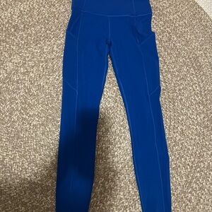 Lululemon Blue High-Waisted Leggings